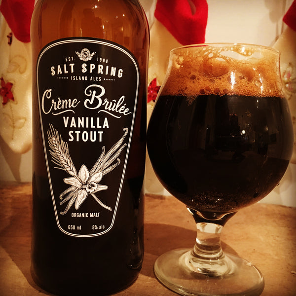New and Unique: Salt Spring Island Ales’ Creme Brûlée Vanilla Stout